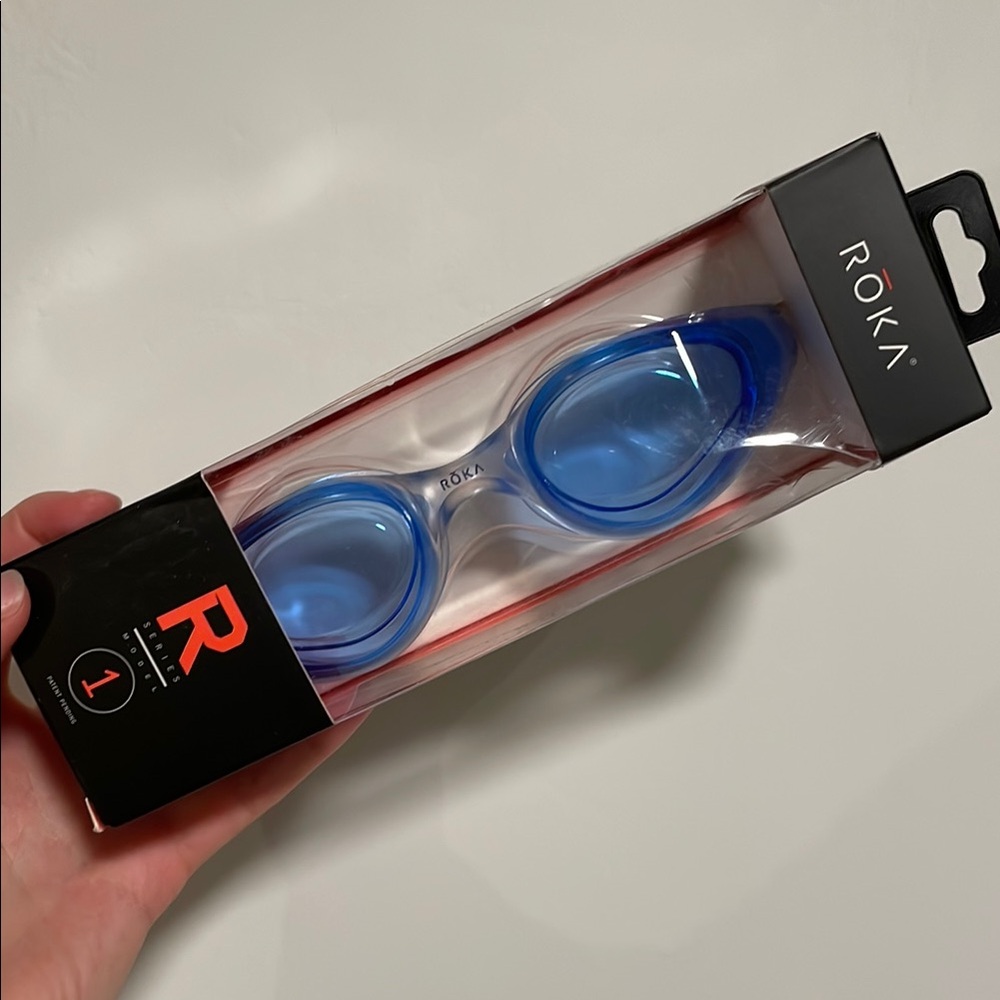 ROKA Blue Swim Goggles